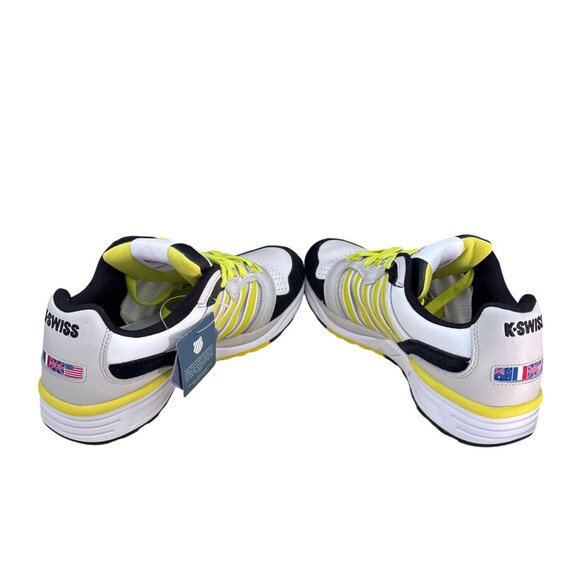 K-Swiss Yellow and White Athletic Shoes with Sporty Design - Picture 8 of 10